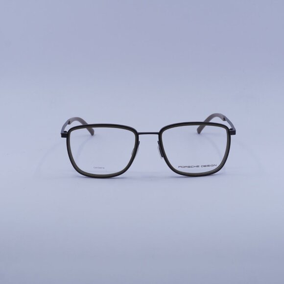 Porsche Design P8365 E Eyeglasses Dark Grey/Black 53mm Square Frame - Picture 4 of 11